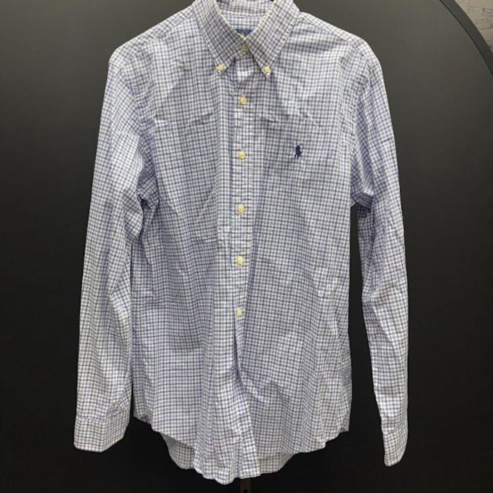 Ralph Lauren Blue Plaid Shirt